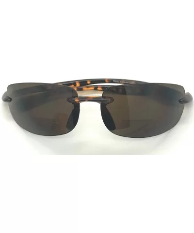 Bifocal sunglasses for Men women Lovin Maui Wrap Polarized Nearly Invisible Line Bifocal Sunglasses - Tortoise - CG18LD44GU4 ...