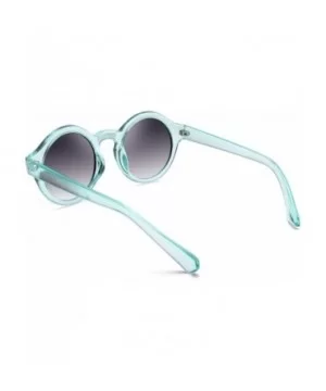 Unique Round Sunglasses Women Vintage Keyhole Sunglasses B1248 - Blue - CH18EX8QWR3 $6.14 Round