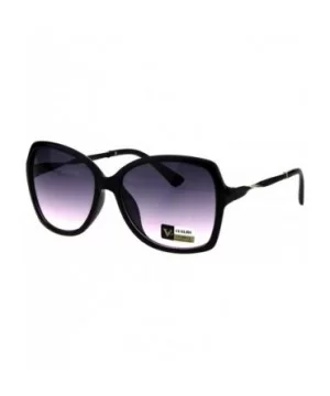 Womens Designer Style Sunglasses Square Frame Twisted Temple UV 400 - Black (Pink Smoke) - CK18KQKT429 $8.22 Square