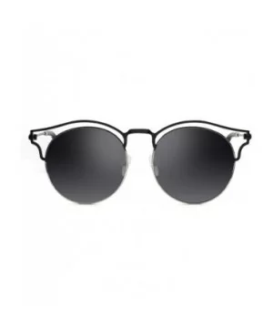 Stylish Polarized Sunglasses 100% UV Protection For Women - E-black - C918EXRA5RM $12.80 Round