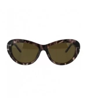 Womens Polarized Designer Fashion Plastic Butterfly Light Weight Sunglasses - Tortoise Brown - C418H6RR3MC $6.03 Butterfly