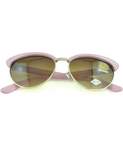 Modern and Bold Womens Fashion Sunglasses with UV Protection - Pink702 - CR12D1KXVRL $5.67 Sport