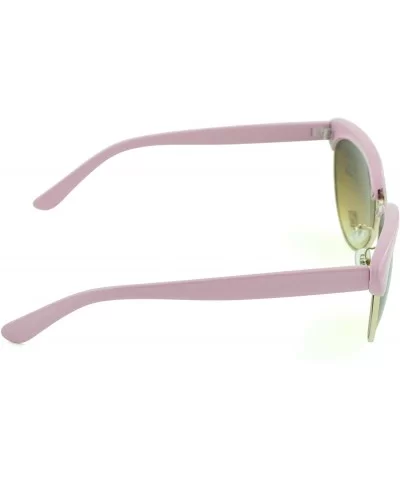 Modern and Bold Womens Fashion Sunglasses with UV Protection - Pink702 - CR12D1KXVRL $5.67 Sport