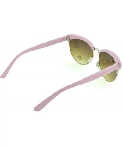 Modern and Bold Womens Fashion Sunglasses with UV Protection - Pink702 - CR12D1KXVRL $5.67 Sport