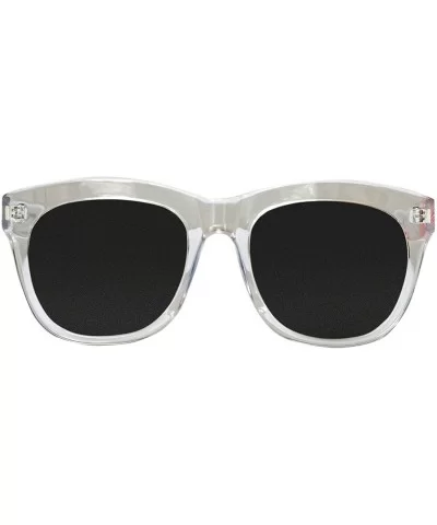 USA Uniek Shiny Sunglasses - Black - CR12IG235AB $33.01 Wayfarer