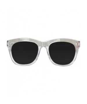 USA Uniek Shiny Sunglasses - Black - CR12IG235AB $33.01 Wayfarer