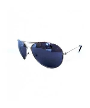 New Aviator Pilot Sunglasses - Dark Grey Lens - Gunmetal Grey - CF11E68PRUH $5.12 Aviator