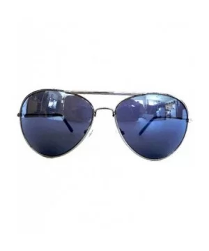 New Aviator Pilot Sunglasses - Dark Grey Lens - Gunmetal Grey - CF11E68PRUH $5.12 Aviator