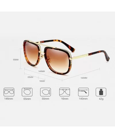 Neck Cord Strap Square Sunglasses Mens Outdoor Activities Keep Glasses On - Brown&black - CW18DC9IZCA $15.30 Square