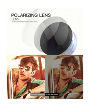 Outer polarized light inner flat light cover mirror fashion magnetic sunglasses men riding driving sunglasses - CD1904XZ04H $...