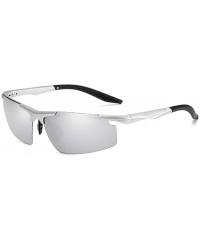 Men Rimless Polarized Sunglasses UV400 Mirror Driving Fishing Golf Sun Glasses for Male Driver - Tea Tea - CK199L4XROH $7.06 ...