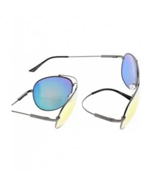 Large Bifocal Sunglasses Polit Style Sunshine Readers with Bendable Memory Bridge and Arm - C418033LK7W $25.30 Square