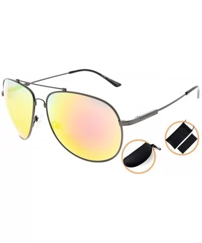 Large Bifocal Sunglasses Polit Style Sunshine Readers with Bendable Memory Bridge and Arm - C418033LK7W $25.30 Square