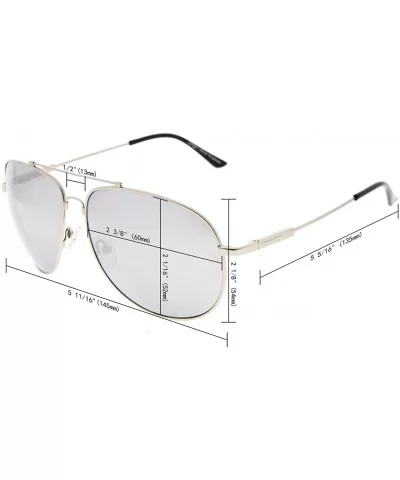 Large Bifocal Sunglasses Polit Style Sunshine Readers with Bendable Memory Bridge and Arm - C418033LK7W $25.30 Square