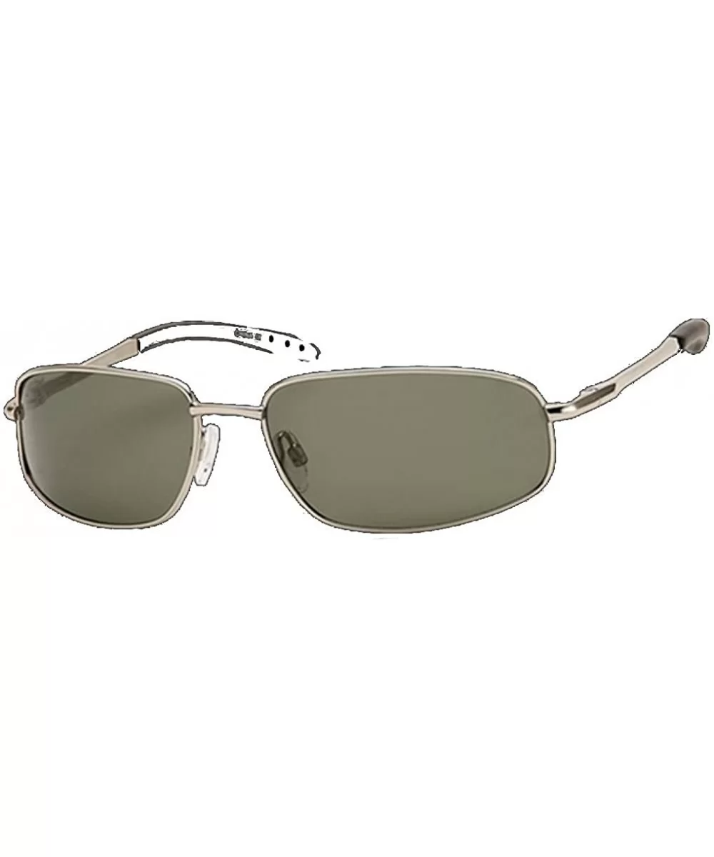 Sunglasses 128054d Green - Silver - CH11JCNI4U1 $7.92 Oval