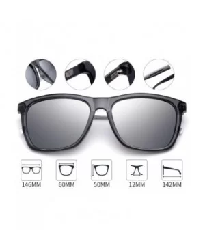 Vintage Aluminum Sunglasses for Men/Women 57MM Polarized Sunglasses TL7005 - Silver Temple / Silver Lens - CN18HAONA2M $8.02 ...