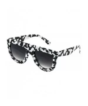 Flat Top TEARDROP Women Sunglasses Aviator Style Square Shades - Zebra / Black - CU17YX6UE8Y $6.64 Aviator