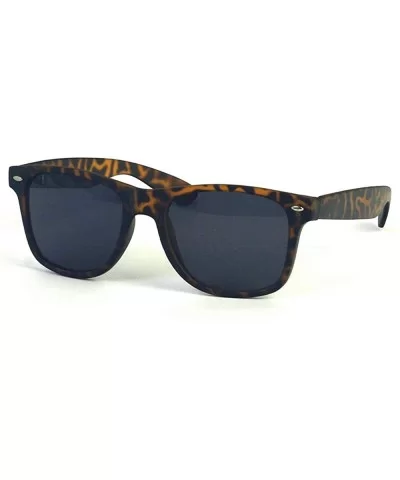 Rubber Coated Soft Feel Spring Hinge Sunglasses P714 - Tortoise Smoke - CN18QOKO3GY $7.96 Wayfarer