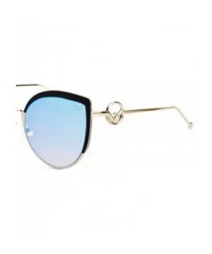 Big box cat eye sunglasses- 2019 new sunglasses fashion sunglasses - B - CI18S9NKEA5 $34.96 Aviator