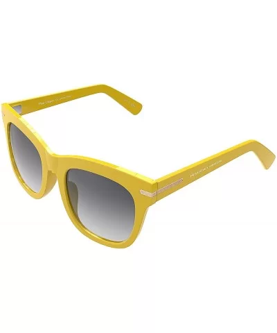 Madelaine Collection"Clique" Handcrafted Designer Sunglasses - Concrete Tort/Grey Mirror - CB189Q5ATEW $16.39 Aviator