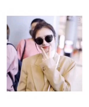 Fashion 2019 new sunglasses - ladies coated sunglasses retro sunglasses - A - CV18S9GYGGE $40.38 Aviator