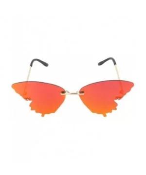 Sunglasses Butterfly Fashionable Supplies - CV190QOO24T $8.68 Oval