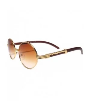 Classy Vintage Retro Style Oval Sun Glasses - Brown - CE18WE0Q662 $9.36 Oval