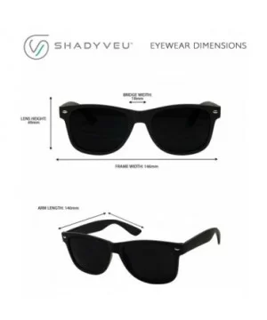 Super Dark Round Sunglasses UV400 Casual Blacked Out 80's Retro Shades - 2-pack Soft Black - CS182MQWY9N $12.49 Round