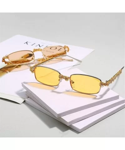 Luxury Diamond Rectangle Sunglasses Women New Designer Fashion Square Male Glasses Female Eyeglasses Clear Lens - C5198GGIUD4...