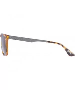 Devon Polarized Square Sunglasses - Gloss Havana Tort / Brown - C4188KKDXH8 $18.18 Aviator