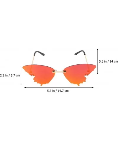 Sunglasses Butterfly Fashionable Supplies - CV190QOO24T $8.68 Oval