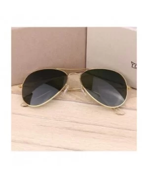 Popular Sunglasses - popular Sunglasses New metal resin sun 3025 wholesale - Dark Green With Gold Frame - CM18AA23I3X $27.26 ...