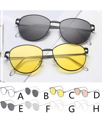 Fashion Man Women Irregular Shape Retro Sunglasses Unisex Vintage Style Glasses - G - CE18UM7O7MD $10.63 Rectangular