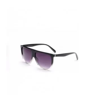 Women Round Fashion Sunglasses - Gradient Purple - CX18WU6MNCG $18.67 Goggle