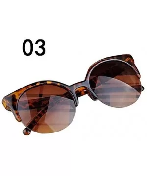 Classic Polarized Semi Rimless Sunglasses Protection - C - C218YRSO5ZL $4.32 Semi-rimless