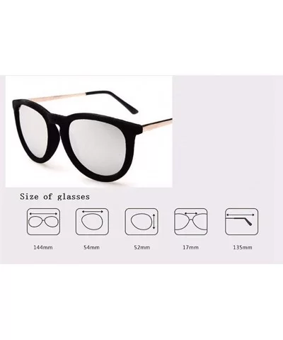 sunglasses for women Retro Round Sunglasses Men Oval Frame Sun Glasses - 13 - CL18WWMIURZ $21.78 Round