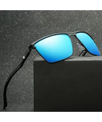 Polarized Sunglasses Glasses Teardrop MDYHJDHHX - Black - CZ18X5IG3NE $20.78 Round