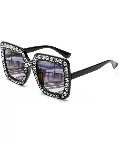 Black Sales Friday Deals Cyber Sales Monday Deals Week Women Sunglasses - Black Grey - CI18EIMMA0W $12.45 Square