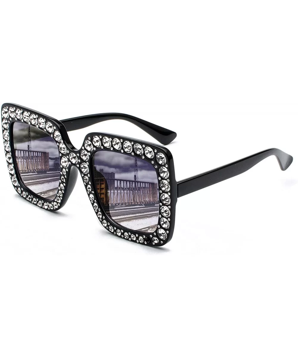 Black Sales Friday Deals Cyber Sales Monday Deals Week Women Sunglasses - Black Grey - CI18EIMMA0W $12.45 Square