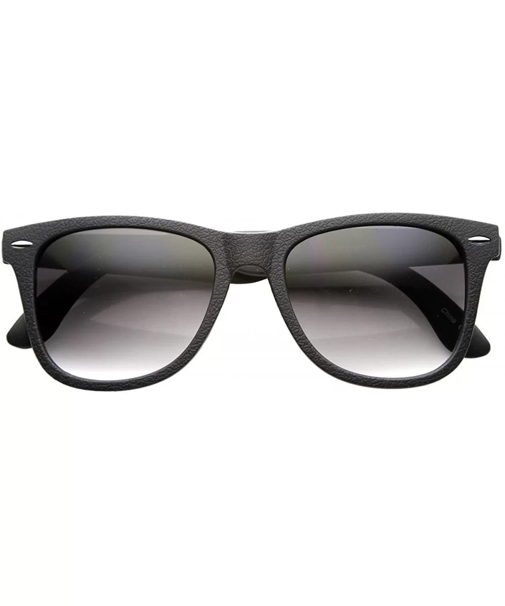 Casual Large Horn Rimmed Journeymen Sunglasses - Black Lavender - CX11YE00G8F $7.38 Wayfarer