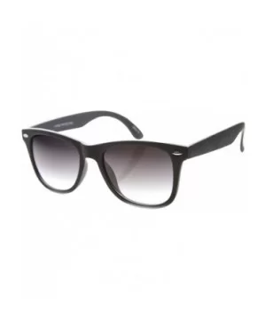 Casual Large Horn Rimmed Journeymen Sunglasses - Black Lavender - CX11YE00G8F $7.38 Wayfarer