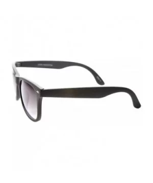 Casual Large Horn Rimmed Journeymen Sunglasses - Black Lavender - CX11YE00G8F $7.38 Wayfarer