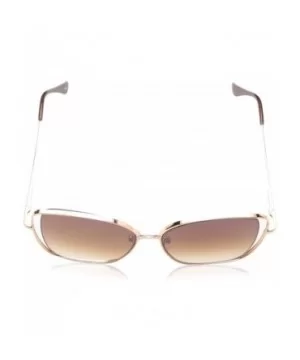 Women's LD279 Square Sunglasses with 100% UV Protection - 63 mm - Rose Gold & Brown - CE18O3CE4ZL $46.97 Cat Eye