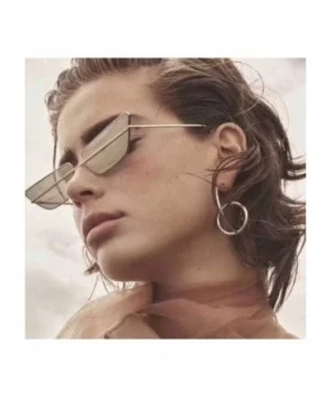 Trendy Metal Frame Sunglasses Vintage Ladies Cat Eye Sun Glasses Women Men Eyewear Female Male UV400 - 2 - CR18Y6IWG7I $15.53...