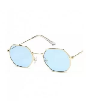 Small Square Sunglasses Women Men Retrol Women Sun Glasses Ladies Eyewear 11 - 10 - CR18YZWDDGX $7.04 Square