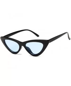 Retro Small Sunglasses-Polarized Shade Glasses With Classic Narrow Cat Eye Lens - B - CL1905XCI4M $24.15 Rectangular