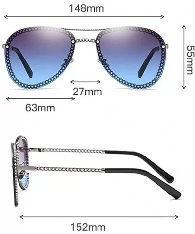 2019 New brand designer unique metal fashion unisex luxury sunglasses UV400 - Brown - CY18UYZUL7X $8.65 Round