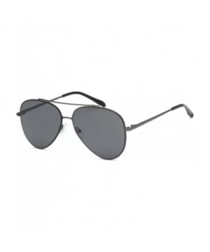 Unisex Aviator Sunglasses Mirrored CR39 Lens Metal Frame-Dark Gun Frame/Grey Lens - C2180OWH9LK $12.16 Aviator