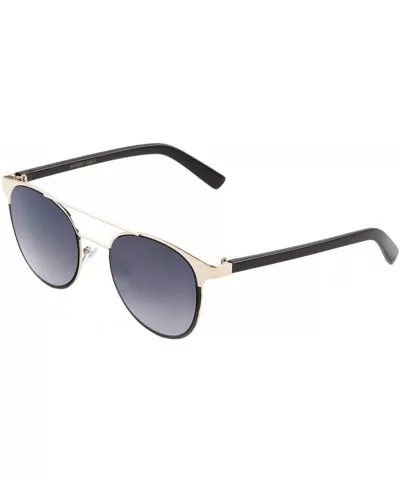 Thin Bridge Top Bar Cat Eye Sunglasses Sunglasses - Smoke Gold - CI1903UAAE7 $11.06 Cat Eye