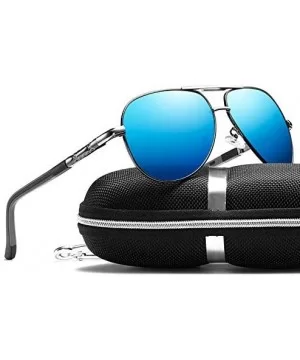 Men's Polarized Sunglasses Polarized Tactical Glasses 100% UV Protection Fashion Sunglasses (Color F) - F - C2199AYXQG8 $21.2...